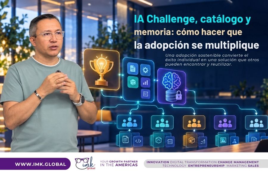 IA Challenge, catálogo y memoria: cómo hacer que la adopción se multiplique